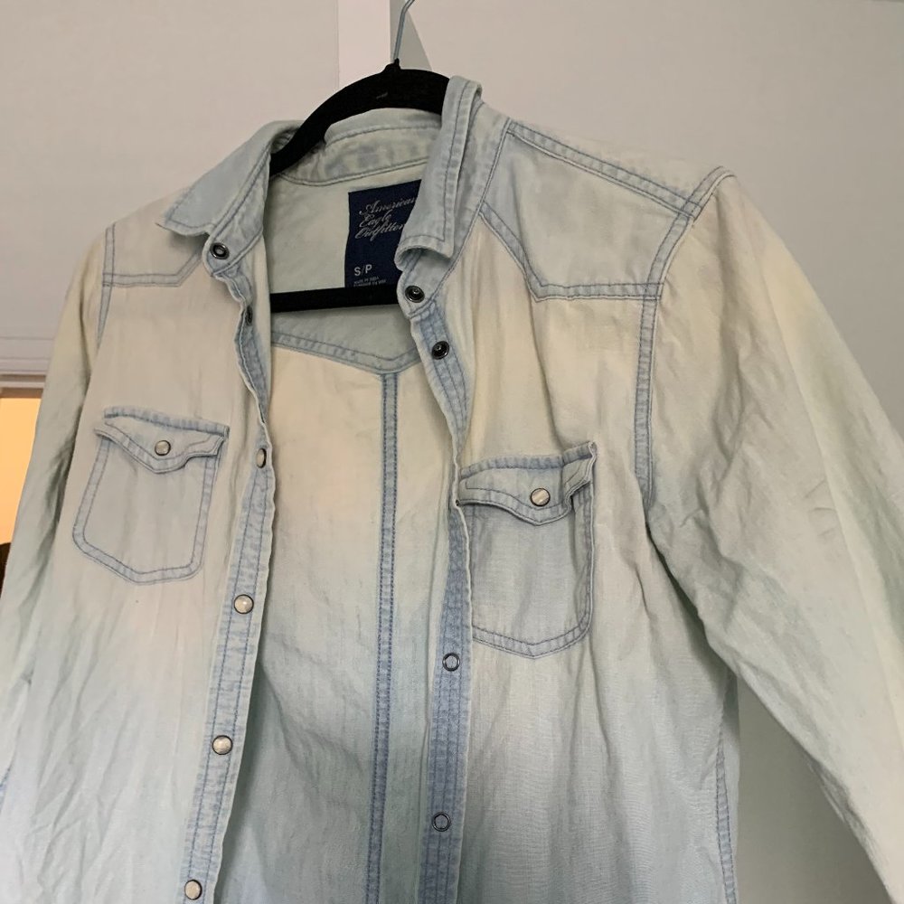 American Eagle Jean Shirt